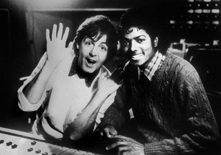 Paul McCartney and Michael Jackson (AFP/Getty Images)